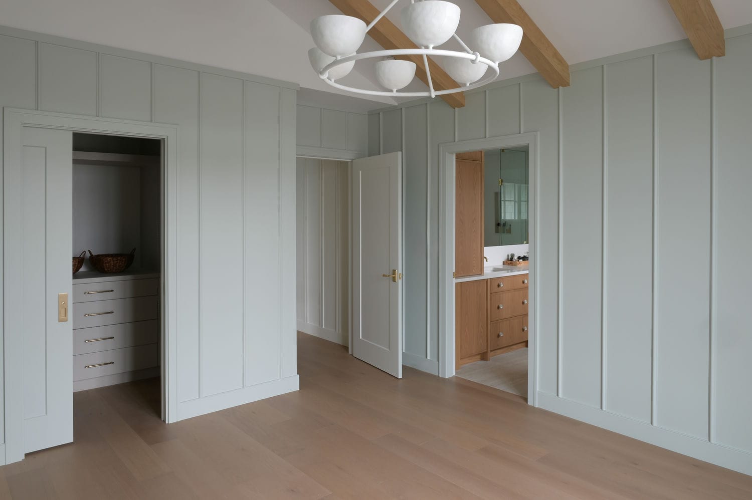 Finished custom home interior