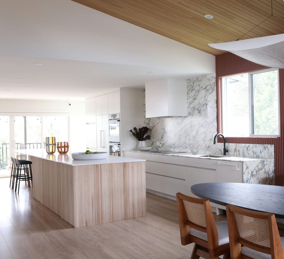 Finished home renovation interior
