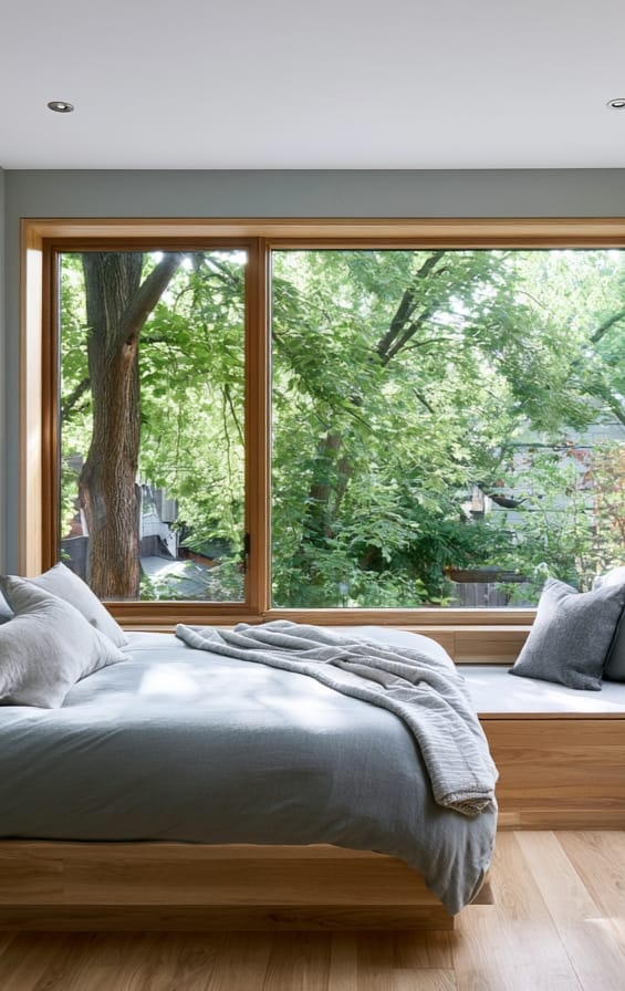 laneway home interior bedroom