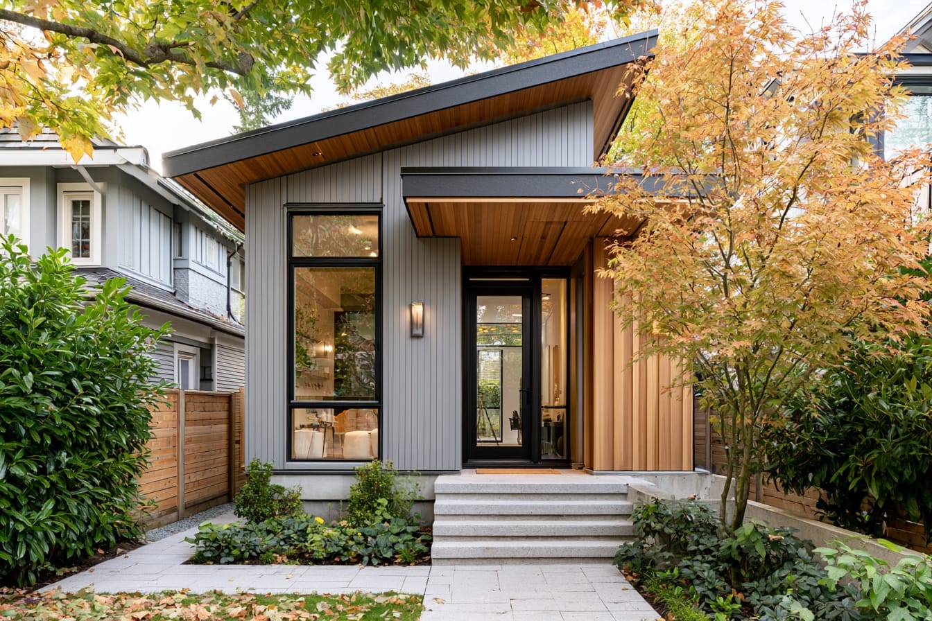 Finished laneway home interior