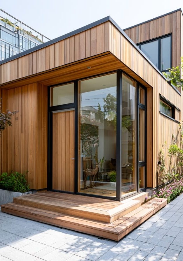 two story laneway home
